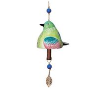 Kueohse Bird Song Bell DecoracióN de JardíN, Campana de Viento RúStica Colgante, Colgante de Campana de Tubo de Metal Colgante de Campana de Puerta D