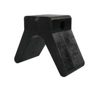 Kueohse Bloque de de Proa para Remolque de Estilo V de Proa de Goma para Remolque Orificio de Montaje Que No Deja Marcas de 2 Pulgadas Tramo en V de 4 Pulgadas