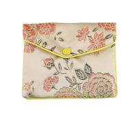 Kueohse Bolsa de almacenamiento de joyas de seda de tradición china bolsa de dinero regalo organizador de joyas (color aleatorio)
