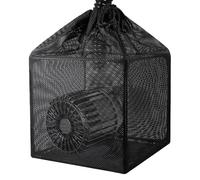 Kueohse Bolsa de Filtro para Estanque, Bolsa de Barrera para Bomba, Caja de Filtro de Cubo Antiobstrucción, Bolsa de Negra para Bomba de Medios para Estanques de Peces.