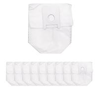 Kueohse Bolsa de Polvo de 10 Piezas para Eve Plus Piezas de Aspiradora Limpieza del Hogar Accesorios de Herramientas de Reemplazo Bolsas de Polvo