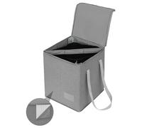 Kueohse Bolsa Organizadora de Perchas para Ropa, Contenedores de Almacenamiento para Perchas con Tapa A Prueba de Polvo, Soporte para Perchas, Organizador de Perchas