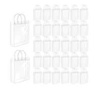 Kueohse Bolsas de Regalo Transparentes con Asas, Bolsas de Regalo Transparentes, Bolsas de Regalo para Dulces de Boda