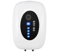 Kueohse Bomba de Aire para Acuario, Bomba de OxíGeno Recargable por USB, Burbujeador para Pecera, BateríA de Litio de 4800MAh de Alta Capacidad, Doble Orificio de VentilacióN