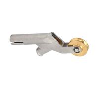 Kueohse Boquilla de Soldadura para Pisos, Boquilla de Soldadura de Boca Redonda con Rueda, Boquilla de Soldadura para Pisos de PVC, Accesorio para Cabezales de Fijación