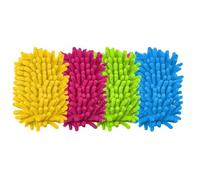 Kueohse Borrador de Borrado en Seco, Borrador de Pizarra de Microfibra Magnética de Pelo Grueso, Borradores Lavables para la Escuela y el Hogar, 4 Piezas