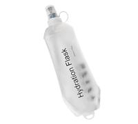 Kueohse Botella Blanda de 500 Ml, Botella de Agua Blanda Plegable de TPU para Mochila de Hidratación, Botella de Agua Plegable para Senderismo, Ciclismo, Escalada B