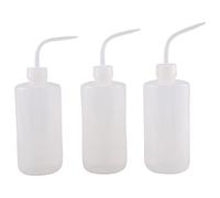 Kueohse Botella de Riego de 3 Piezas 500Ml 17Oz Regadera para Plantas de Interior Botella de Chorro de Agua Botella de Enjuague de PláStico para Tatuaje de Lavado