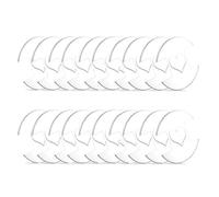 Kueohse Botones de Pompones Extraíbles para Sombreros, 20 Piezas de Soporte para Pompones, Herramientas de Sujeción para Hacer Sombreros de Punto, Soportes para Pompones