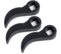Kueohse Cabeza Adaptadora de Llave de Palanca de 3 Piezas, Cabeza Adaptadora de Palanca, Cabezales Ángulo Ajustables, Barra de Palanca Extrafuerte, Llave de Extremo Abierto de 1/2 Pulgada