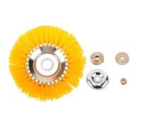 Kueohse Cabezal Corte Césped Universal 8 Pulgadas, Cepillo Corte Rueda Alambre Nailon, Cepillo Giratorio para Desmalezado, Cepillo Malas Hierbas para Jardín, Césped