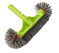 Kueohse Cabezal de Cepillo para Piscina con Extremos Redondos, Cepillo de 13 Pulgadas para Limpiar Las de la Piscina, Cepillo con Clip EZ, Color Verde.
