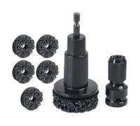 Kueohse Cabezal de Pulido para Eje de Rueda, Disco de Freno, Cabezal Pulido, Herramienta Mantenimiento para Eliminar Óxido, Almohadilla Pulido para Bruñido Espárragos Rueda Automóvil A