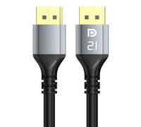 Kueohse Cable 2.1 Cable DP 16K Cable de Audio y Vídeo Ultra HD para Computadora Portátil TV Proyector Monitor 3 Metros