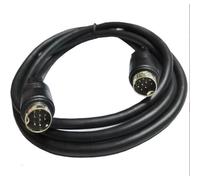Kueohse Cable Alargador de Entrada de Audio Mini DIN de 9 Pines Macho A 9 Pines Macho de 1 M para Videojuegos, Tarjetas de Sonido y Equipos de Audio.