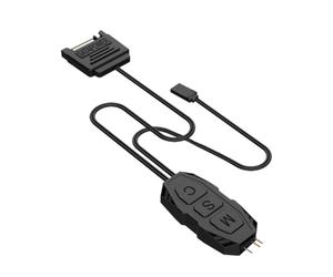 Kueohse Cable Controlador ARGB, 5 V, 3 Pines, Fuente de Alimentación, Cable Controlador de Tiras de Luz para Placas Base de PC