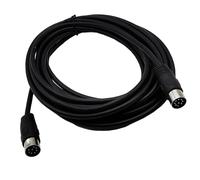 Kueohse Cable Convertidor de Extensión de Altavoz DIN de 8 Pines Macho A Macho Compatible con Altavoces Activos de 3 Metros.