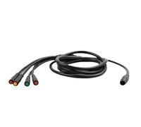 Kueohse Cable de Bicicleta Eléctrica 1 A 4 Cableado Arnés Cable Principal Conector Impermeable para Bicicleta Eléctrica Acelerador LCD Freno