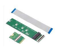 Kueohse Cable de Conexión SSD con Interfaz de Clave e, WiFi A M.2, Interfaz de Clave M, FPC, Tarjeta Adaptadora NVME NGFF