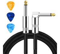 Kueohse Cable de Guitarra Cable de Guitarra Cable de Amplificador de Guitarra de 10 Pies para Bajo y Guitarra Eléctrica/Teclado/Mandolina, Cable de Audio