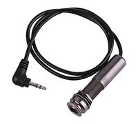 Kueohse Cable de Registro de Guitarra Cable Piezoeléctrico Clavija Final Adaptador de Guitarra de Enchufe Cable de Instrumento Estéreo