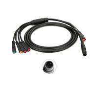 Kueohse Cable Principal Impermeable de 9 Pines para el Cable de Conexión del Tablero del Controlador de Bicicleta Eléctrica 2PIN + 3PIN + 5PIN para Algunos Controladores KT