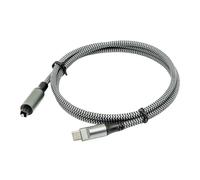 Kueohse Cable USB C Macho A TOSLINK Macho, Adaptador de Sonido Óptico, Convertidor Digital USB-C A SPDIF para Conexión de Computadora y Portátil.