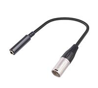 Kueohse Cable XLR Macho A Hembra de 1/4 de Pulgada, Macho de 3 Pines A Cable de Audio de Enchufe de 6,35 Mm, Cable de Audio de MicróFono XLR Macho A 6,35 Mm