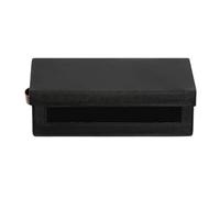 Kueohse Caja de Almacenamiento de CD, Estuche Apilable para CD con Tapa Antipolvo y Asas