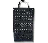 Kueohse Caja de Almacenamiento de Llaves Enrollable VersáTil, Caja Almacenamiento PortáTil Resistente una Intemperie, Capacidad para 40 Llaves, Gancho de Seguridad, para Oficina en Casa