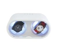 Kueohse Caja de Almacenamiento para Relojes Automáticos con 2 Ranuras. Bobinadora Automática con Cable USB y Batería. Motor Silencioso Mabuchi, Color