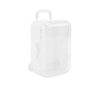 Kueohse Caja de Caramelo Mini Maleta de Viaje con Ruedas Equipaje Caja de Caramelo de Boda Creatiivo de Personalidad Juguete Caja de Caramelo Caja Pequena de Almacenamiento