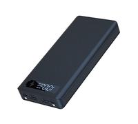 Kueohse Caja de Cargador de BateríA 8X18650, Soporte para Banco de EnergíA, Carcasa DIY, Caja de Almacenamiento de BateríA Dual USB 18650, Carga EstáNdar Negra