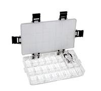 Kueohse Caja de de Almacenamiento de Pintura, Caja de HerméTica de 24 Pozos Que Permanece HúMeda para Acuarela, Gouache, AcríLico y Pintura al óLeo