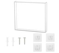 Kueohse Caja de Exhibición de Pared Universal para CD, Gabinete de Almacenamiento Transparente para Libros, Discos y Demás, Soporte de Exhibición de Acrílico