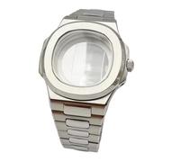 Kueohse Caja de Reloj Cuadrada, Brazalete de Acero 316L para NH34, NH35, NH36, Movimiento 4R35, Cristal de Zafiro, Repuesto de Reloj.