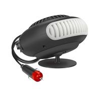 Kueohse Calentador de Coche PortáTil de 12V 120W, DesempañAdor, Calentador EléCtrico, Parabrisas, RotacióN de 360 Grados, Ventilador de RefrigeracióN