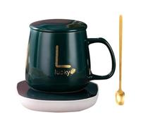 Kueohse Calentador de de Café EléCtrico Mediante USB, Caja de Regalo con Placa Calefactora y de Café, de Té Caliente, Café, Leche