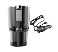 Kueohse Calentador y Enfriador de Tazas para Automóvil Inteligente 2 en 1 Automática con Funciones de Enfriamiento y Calentamiento Enfriador de Bebidas con Aislamiento para Vasos A