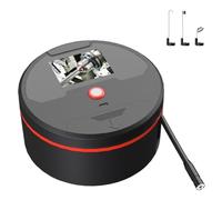 Kueohse Cámara Endoscópica Portátil y Plegable de 2,4 Pulgadas, Cámara de Inspección HD con 8 LED, Cámara para Drenaje Impermeable IP67
