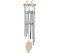Kueohse Campanas de Viento para Exteriores, Campanas de con Gancho en Forma de S, Colgante de Madera para Bricolaje, Campanas de Viento para JardíN