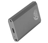 Kueohse Carcasa Adaptadora para SSD MSATA A USB 3.1 Gen2 de 10 Gbps con Puerto Tipo C para Disco Duro Interno de Estado Sólido MSATA.