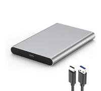 Kueohse Carcasa USB Tipo C para Disco Duro Portátil SSD/HDD de 2,5 Pulgadas con USB 3.1