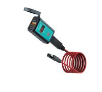 Kueohse Cargador USB Tipo C Cuadrado de Carga Rápida con Voltímetro y SAE Integrada para Coche, Motocicleta, Todoterreno, Caravana o de 12 V.