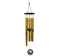 Kueohse Carillón de Viento Bagua Extra Pequeño, Colgante, Carillón de Viento de Metal Retro, Carillón de Viento de la Suerte, Carillón de Viento de Jardín