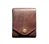 Kueohse Cartera Compacta Multifuncional, Cartera de PU Hecha A Mano para Hombres, Cartera Pequeña, Compacta, para Tarjetas de Crédito, Cartera Funcional