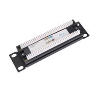 Kueohse CAT6 8 Puertos Patch Panel Rack Network 6.89 Pulgadas 1U Montaje en Rack con Conector RJ45 para de DistribucióN DoméStico