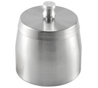 Kueohse Cenicero de Exterior con Tapa para Cigarrillos Cenicero de Acero Inoxidable una Prueba de Viento una Prueba de Lluvia para Mesa de Bar Exterior KTV