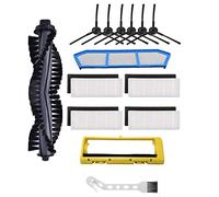 Kueohse Cepillo de Rodillo de Repuesto, Cepillos Laterales, Filtros HEPA Compatibles con A4 A4S A40, Accesorios para Robot Aspirador