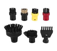 Kueohse Cepillo Redondo Cabezal de Cepillo Plano para Sc1 Sc2 Sc3 Sc4 Cepillo de Limpieza Cepillo Redondo Grande para Aspiradora Limpiadora de Vapor